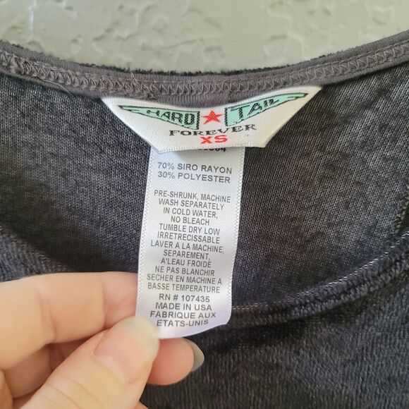 Hard Tail Forever Swing Tank Black Size XS - Picture 2 of 7